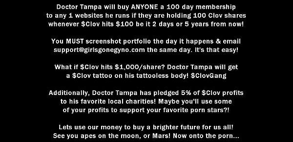 $CLOV - Become Doctor Tampa & Give Breast & Gyno Exam To Stacy Shepard As Part Of Her University Physical @ GirlsGoneGyno.com